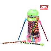 Oro Looper Lead Pencils HB With Eraser Jar Of 48 Pencils